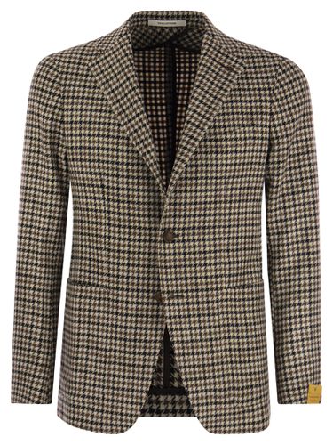 Montecarlo - Pied De Poule Wool Blazer - Tagliatore - Modalova