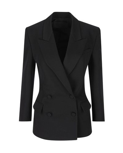 Double-breasted Long-sleeved Blazer - Valentino - Modalova