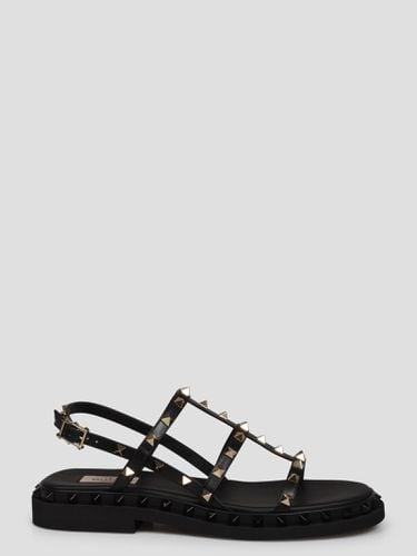 Straps Calfskin Rockstud Sandal - Valentino Garavani - Modalova