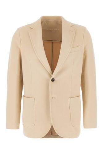 Skin Pink Stretch Cotton Blazer - Circolo 1901 - Modalova