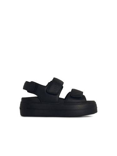 Hogan h680 Black Leather Sandals - Hogan - Modalova