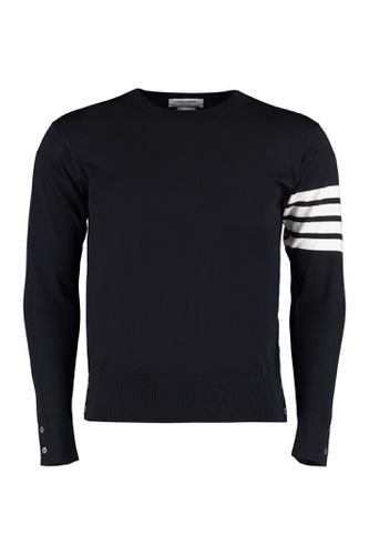 Merino Wool Crew-neck Sweater - Thom Browne - Modalova