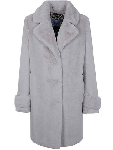 Blugirl Long Castor Foux Coat - Blugirl - Modalova