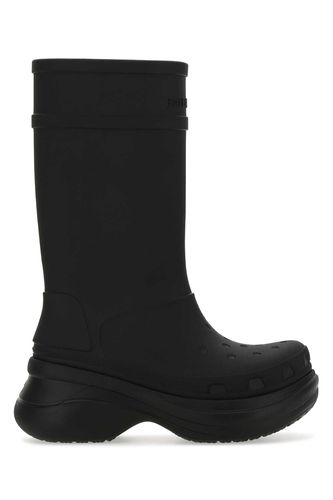 Balenciaga Black Rubber Crocs Boots - Balenciaga - Modalova