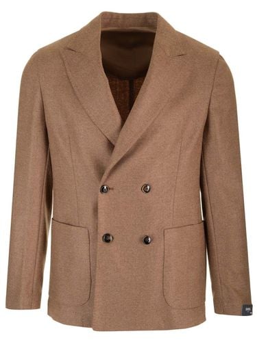 Easy Double Breasted Jacket - Barba Napoli - Modalova