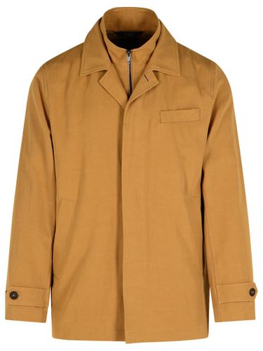 Morning Cotton Blend Jacket - Fay - Modalova