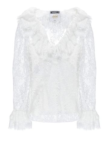 Moschino Laces Shirt - Moschino - Modalova