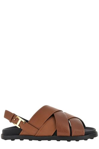 Logo-buckle Interwoven Strap Sandals - Tod's - Modalova