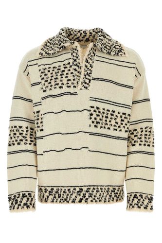 Embroidered Wool Blend Sweater - Bottega Veneta - Modalova