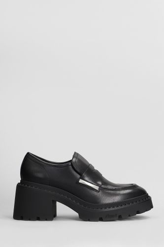 Ash Norton Loafers In Black Leather - Ash - Modalova