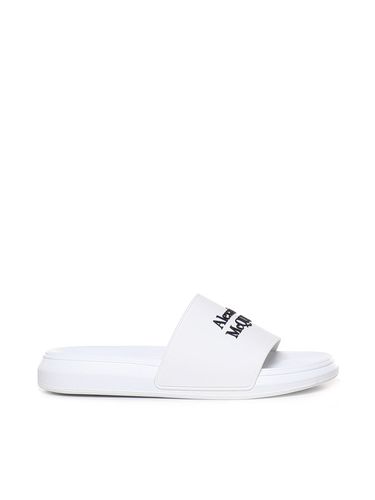 Rubber Sandals With Logo - Alexander McQueen - Modalova