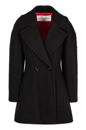 Double-breasted Virgin Wool Coat - Nina Ricci - Modalova