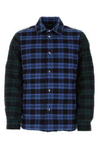 Embroidered Cotton Padded Shirt - Woolrich - Modalova