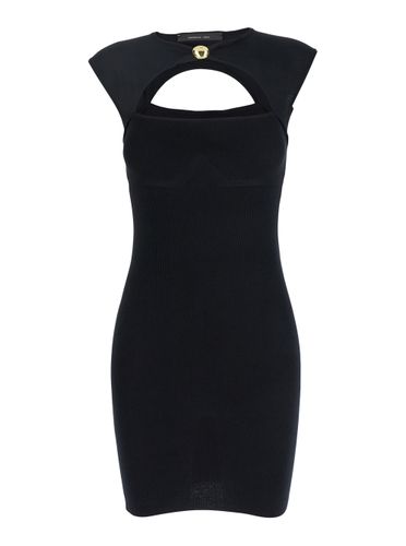 Dress With Jewel Detail On The Front In Viscose Blend Woman - Federica Tosi - Modalova