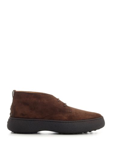 Tod's Suede Ankle Boots - Tod's - Modalova