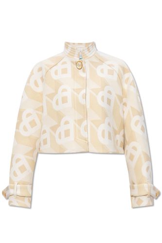 Cropped Jacket With Monogram - Casablanca - Modalova