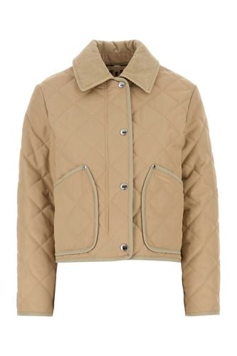 Beige Polyester Padded Jacket - Burberry - Modalova