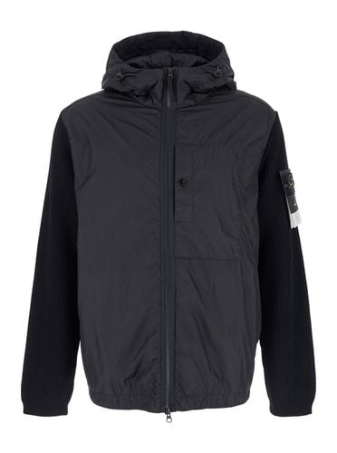 Wool And Nylon Jacket - Stone Island - Modalova