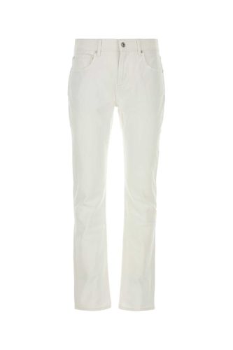 White Stretch Denim The Straight Jeans - 7 For All Mankind - Modalova