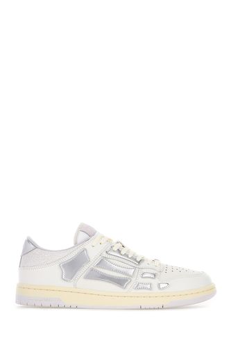 White Leather Skel Top Sneakers - AMIRI - Modalova