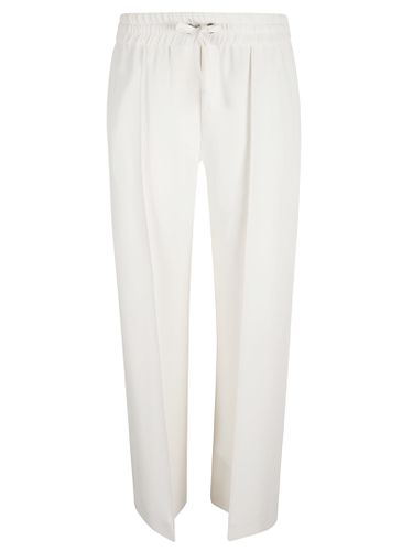 Drawstring Waist Straight Leg Plain Track Pants - Brunello Cucinelli - Modalova