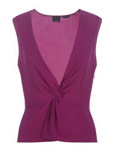 Top sfasamento In Silk Blend Crêpe - Pinko - Modalova