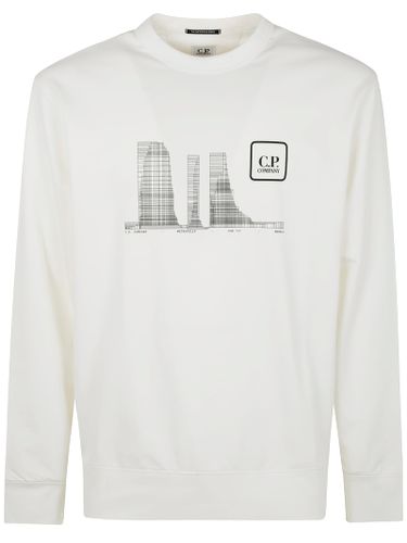 C. P. Company The Metropolis Series Stretch Fleece Crew Neck Graphic Sweatshirt - C.P. Company - Modalova