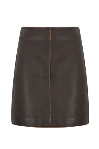 Zelia Leather Skirt - Weekend Max Mara - Modalova