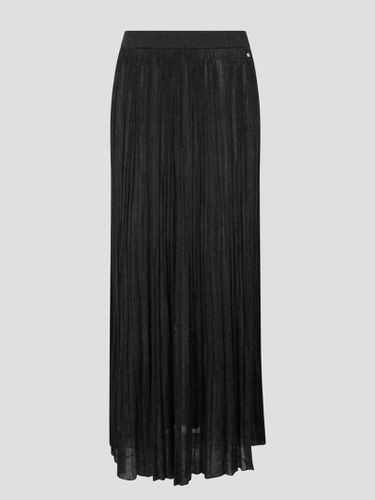 Herno Viscose Lurex Plissé Skirt - Herno - Modalova