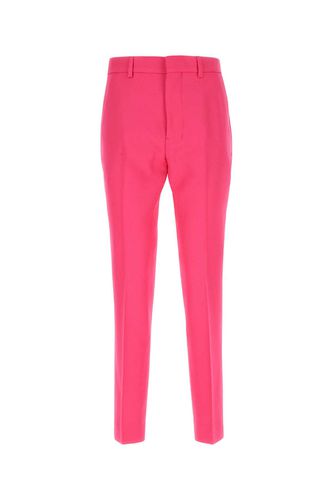 Pantalone In Lana Fucsia - Ami Alexandre Mattiussi - Modalova