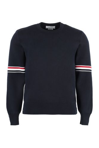 Cotton Crew-neck Sweater - Thom Browne - Modalova