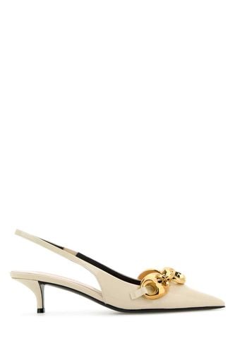 Gucci Ivory Leather Pumps - Gucci - Modalova