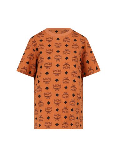 MCM Monogram T-shirt - MCM - Modalova