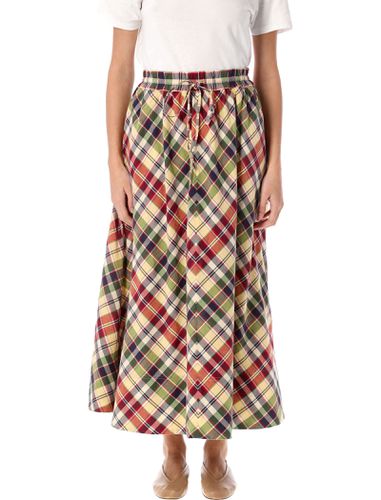 Plaid Drawstring Maxiskirt - Polo Ralph Lauren - Modalova