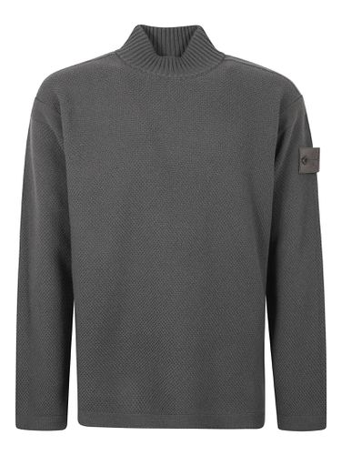 Stone Island Logo Sleeve Sweater - Stone Island - Modalova