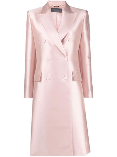 Rose Pink Silk Blend Coat - Alberta Ferretti - Modalova