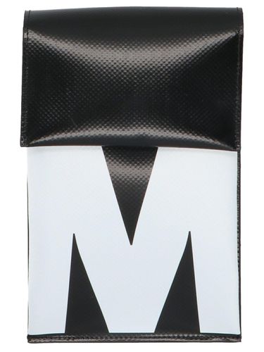 Logo Printed Foldover Top Cardholder - Marni - Modalova