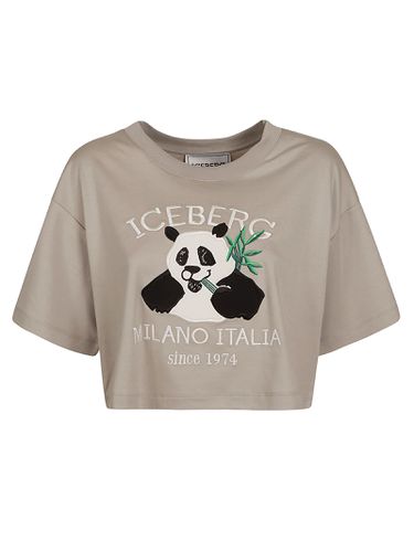Iceberg Panda Cropped T-shirt - Iceberg - Modalova