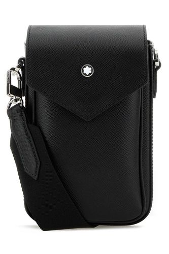 Black Leather Messenger Crossbody Bag - Montblanc - Modalova