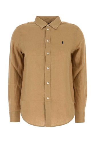 Polo Ralph Lauren Camel Linen Shirt - Polo Ralph Lauren - Modalova