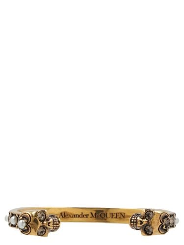 Alexander McQueen Metal Bracelet - Alexander McQueen - Modalova