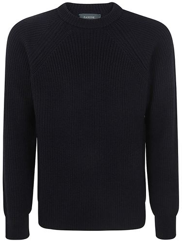 Zanone Crewneck Giro Rag Slim Fit - Zanone - Modalova