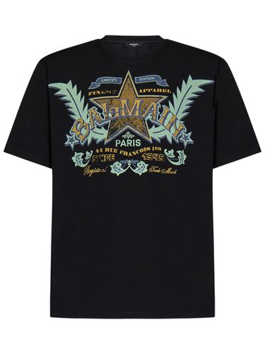 Balmain Paris Western T-shirt - Balmain - Modalova