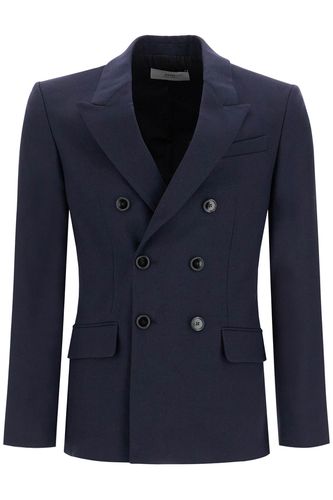 Double-breasted Wool Jacket - Ami Alexandre Mattiussi - Modalova