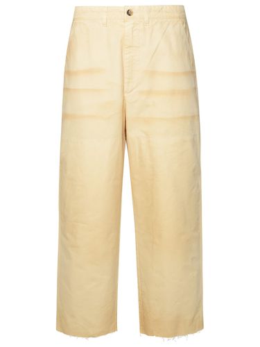 Golden Goose Beige Cotton Trousers - Golden Goose - Modalova