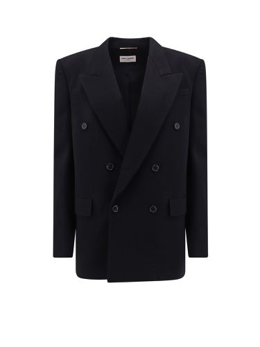 Double-breasted Wool Blazer - Saint Laurent - Modalova