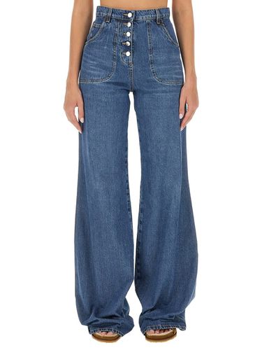 Etro Jeans With Foliage Pockets - Etro - Modalova