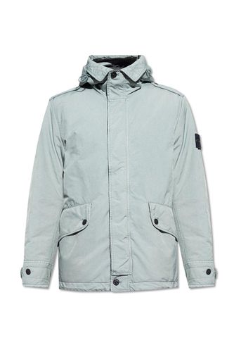 High-neck Hooded Jacket - Stone Island - Modalova