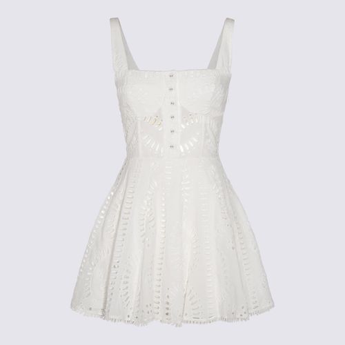 Charo Ruiz White Cotton Mini Dress - Charo Ruiz - Modalova