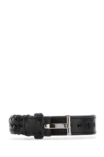 Tom Ford Black Leather Bracelet - Tom Ford - Modalova